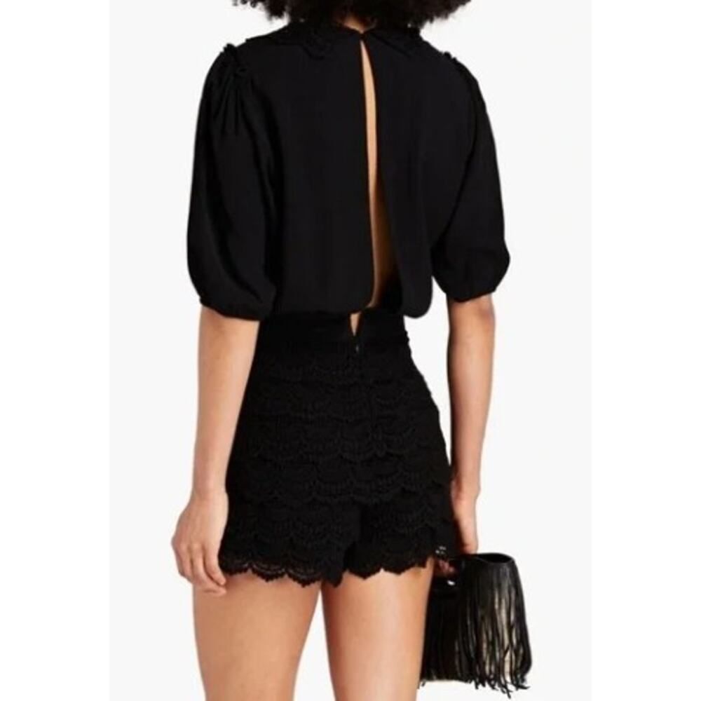 Maje Black Lace Jumpsuit - Picture 2 of 7
